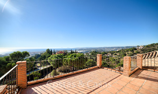 Charmante villa andalouse rénovée avec une vue imprenable sur la mer à vendre à Estepona 19471 
