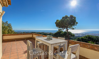 Charmante villa andalouse rénovée avec une vue imprenable sur la mer à vendre à Estepona 19487 