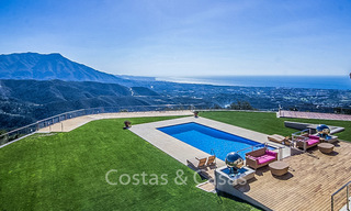 Exquise villa de luxe avec vue imprenable sur la mer et la montagne à vendre dans le domaine très exclusif de La Zagaleta, Marbella 19390 