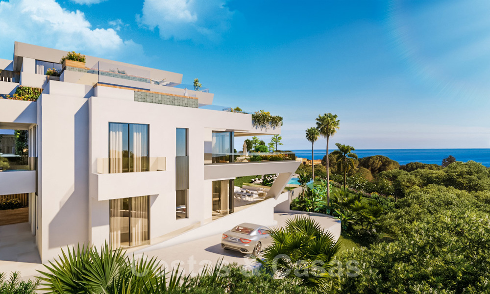 Appartements de luxe neufs et modernes avec vue imprenable sur la mer à vendre, première ligne de golf à Marbella Est 19937