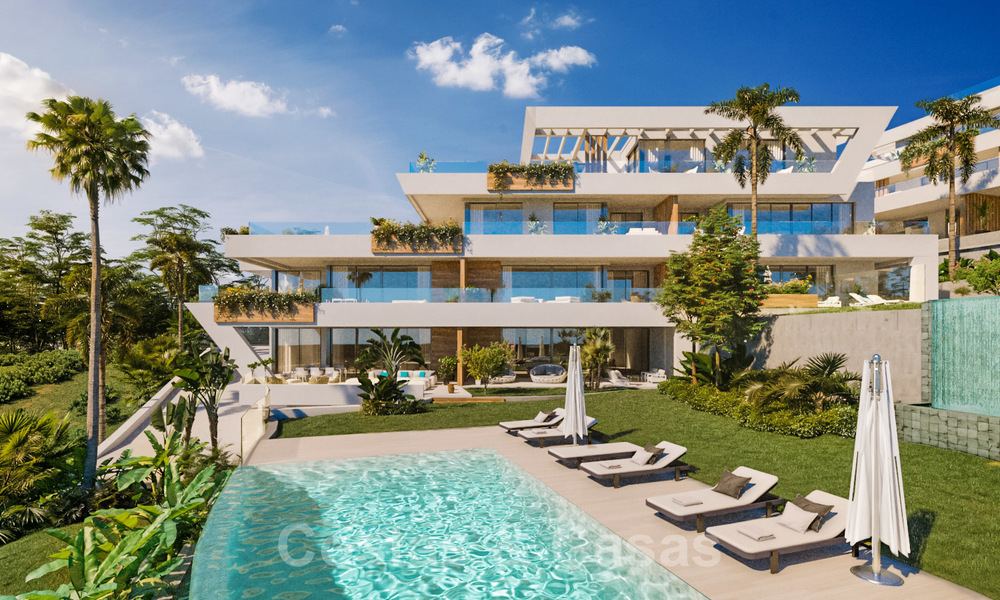 Appartements de luxe neufs et modernes avec vue imprenable sur la mer à vendre, première ligne de golf à Marbella Est 19940