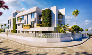 Appartements de luxe neufs et modernes avec vue imprenable sur la mer à vendre, première ligne de golf à Marbella Est 19941 
