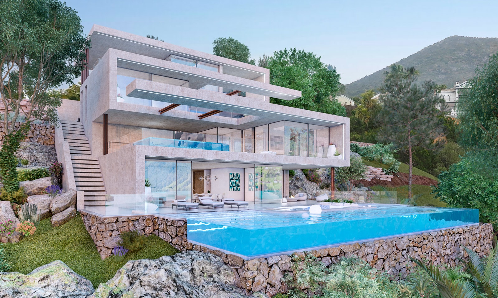 Villa moderne de luxe avec vue sur la mer à vendre à Istan, Marbella