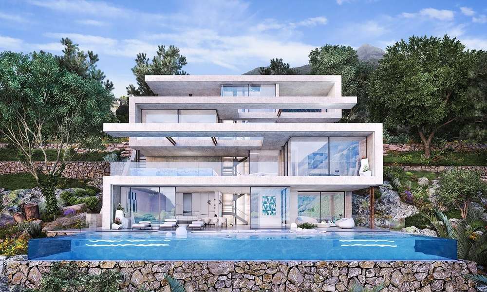 Villa moderne de luxe avec vue imprenable sur la mer et la montagne à vendre à Istan, Marbella 19946