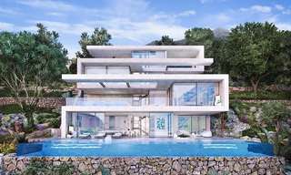 Villa moderne de luxe avec vue imprenable sur la mer et la montagne à vendre à Istan, Marbella 19946 