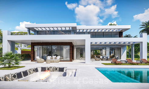 Villa moderne sur plan dans un quartier résidentiel exclusif à vendre, Marbella Est 19952