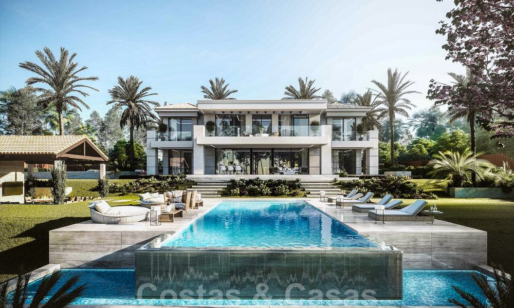 Villa contemporaine de luxe sur plan avec vue panoramique sur la mer à vendre dans une urbanisation de luxe sécurisée, Benahavis, Marbella 20367