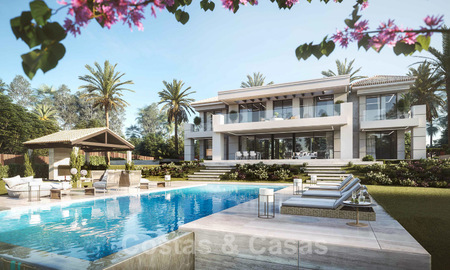 Villa contemporaine de luxe sur plan avec vue panoramique sur la mer à vendre dans une urbanisation de luxe sécurisée, Benahavis, Marbella 20368