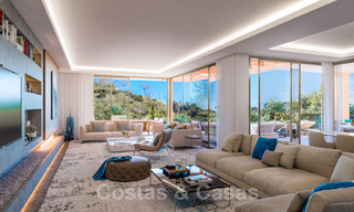 Fantastiques villas à bâtir avec permis de construire et vue panoramique sur la mer à vendre à Marbella Est 36435 