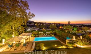 Magnifique villa moderne méditerranéenne avec vue panoramique sur la mer, le golf et les montagnes à vendre, Nueva Andalucía, Marbella 20492 