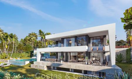 Villa de luxe moderne et contemporaine sur plan avec vue sur la mer à vendre, à distance de marche de la plage, Estepona 20678