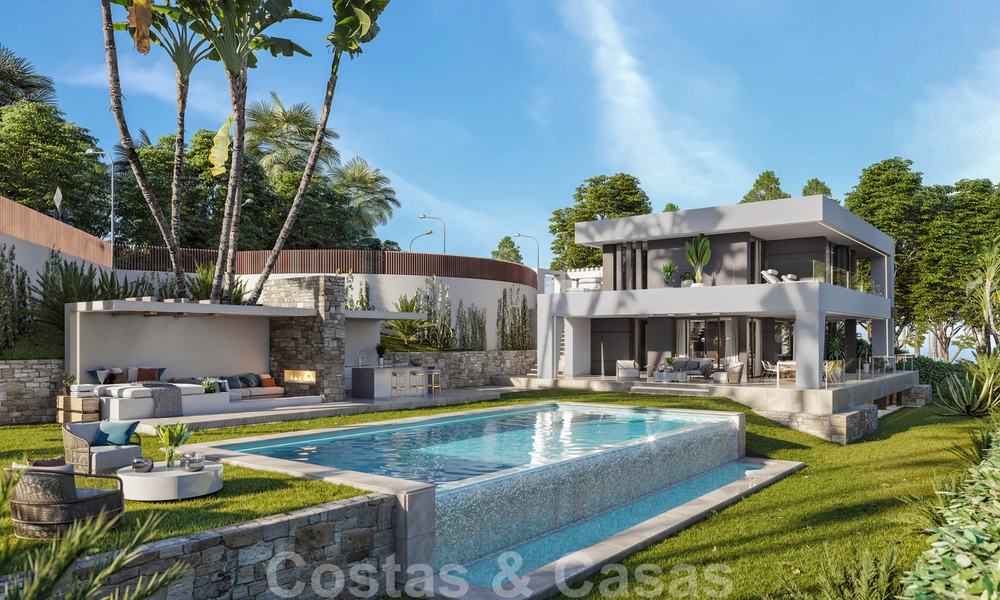 Villa de luxe moderne et contemporaine sur plan avec vue sur la mer à vendre, à distance de marche de la plage, Estepona 20679