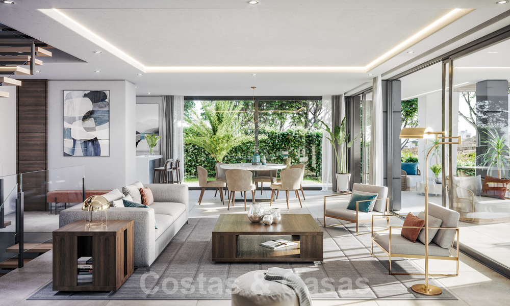 Villa de luxe moderne et contemporaine sur plan avec vue sur la mer à vendre, à distance de marche de la plage, Estepona 20683