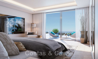 Villas jumelées modernes neuves avec vue imprenable sur la mer à vendre, East Marbella 20562 