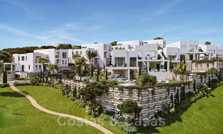 Villas jumelées modernes neuves avec vue imprenable sur la mer à vendre, East Marbella 20565 
