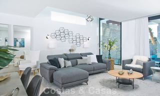 Villas jumelées modernes neuves avec vue imprenable sur la mer à vendre, East Marbella 20579 