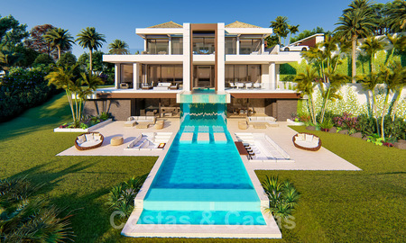 Villa contemporaine spectaculaire et luxueuse avec vue sur la mer et le golf à vendre, Benahavis, Marbella 20738