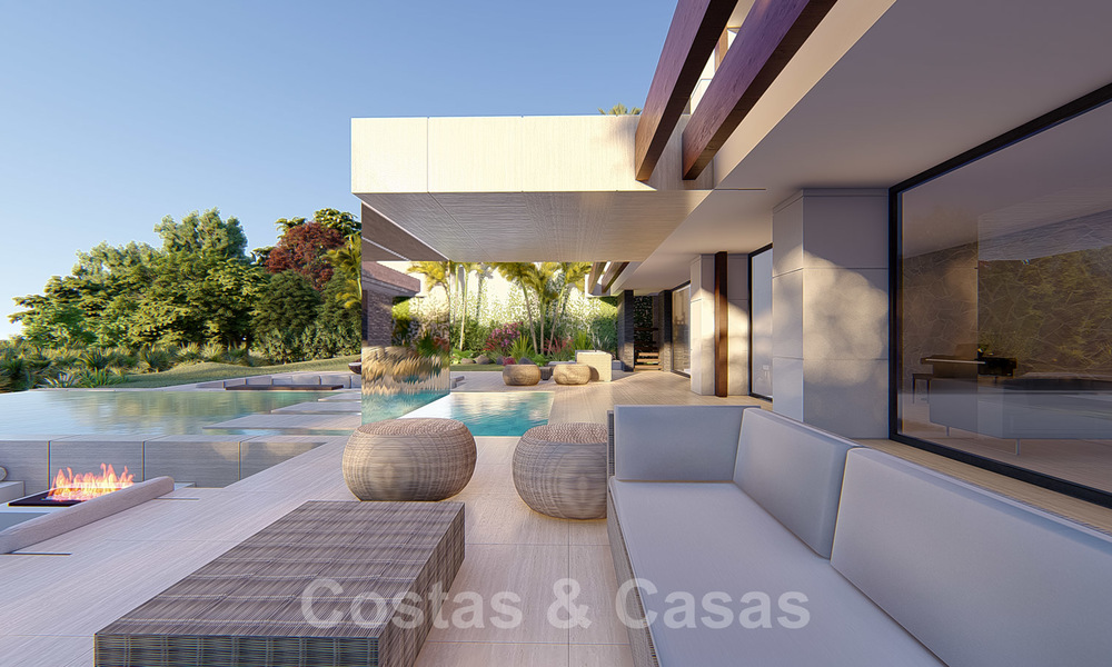 Villa contemporaine spectaculaire et luxueuse avec vue sur la mer et le golf à vendre, Benahavis, Marbella 20742
