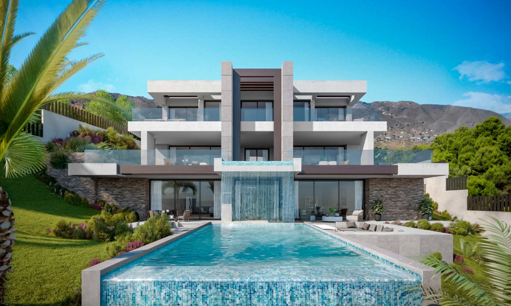 Villa contemporaine spectaculaire et luxueuse avec vue sur la mer et le golf à vendre, Benahavis, Marbella 20744