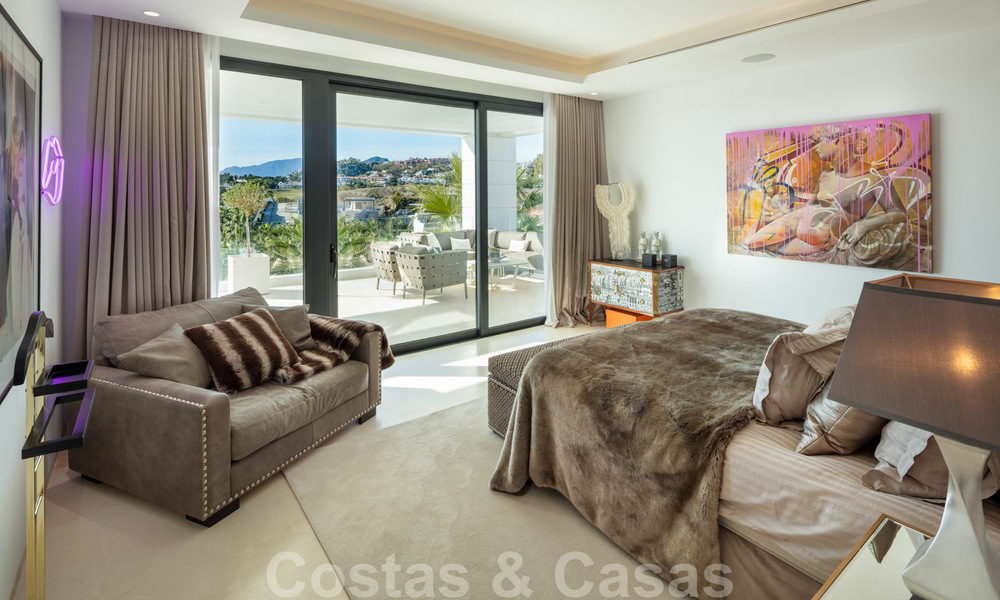 Villa de luxe élégante et contemporaine avec vue mer à vendre dans la région recherchée de Nueva Andalucia, Marbella 20887