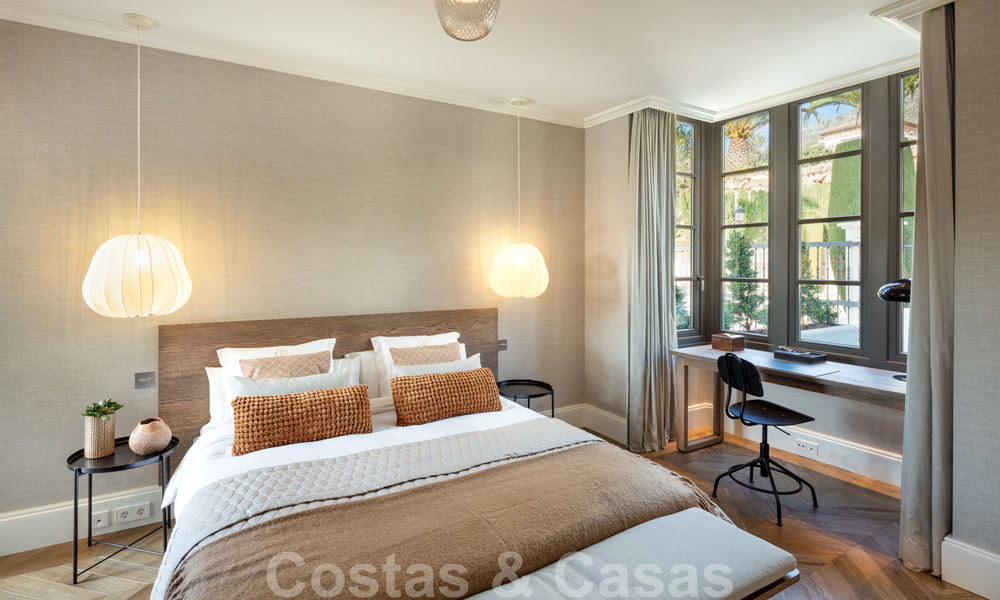 Magnifique villa classique entièrement rénovée avec vue panoramique sur mer à vendre, Sierra Blanca, Marbella 21024