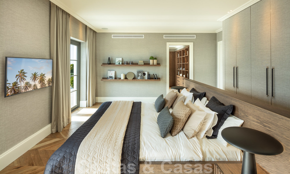 Magnifique villa classique entièrement rénovée avec vue panoramique sur mer à vendre, Sierra Blanca, Marbella 21027