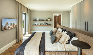 Magnifique villa classique entièrement rénovée avec vue panoramique sur mer à vendre, Sierra Blanca, Marbella 21027 