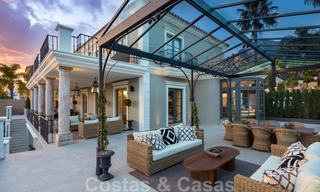 Magnifique villa classique entièrement rénovée avec vue panoramique sur mer à vendre, Sierra Blanca, Marbella 21040 