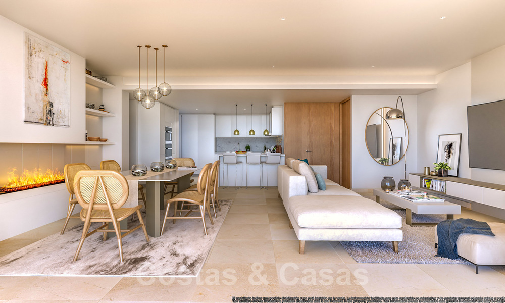 Appartements neufs de luxe avec vue panoramique à vendre dans une nouvelle station de montagne étonnante à Benahavis - Marbella 21171
