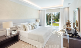 Impressionnante villa de style Méditerranée moderne, en première ligne de golf à vendre, Nueva Andalucía, Marbella 21347 