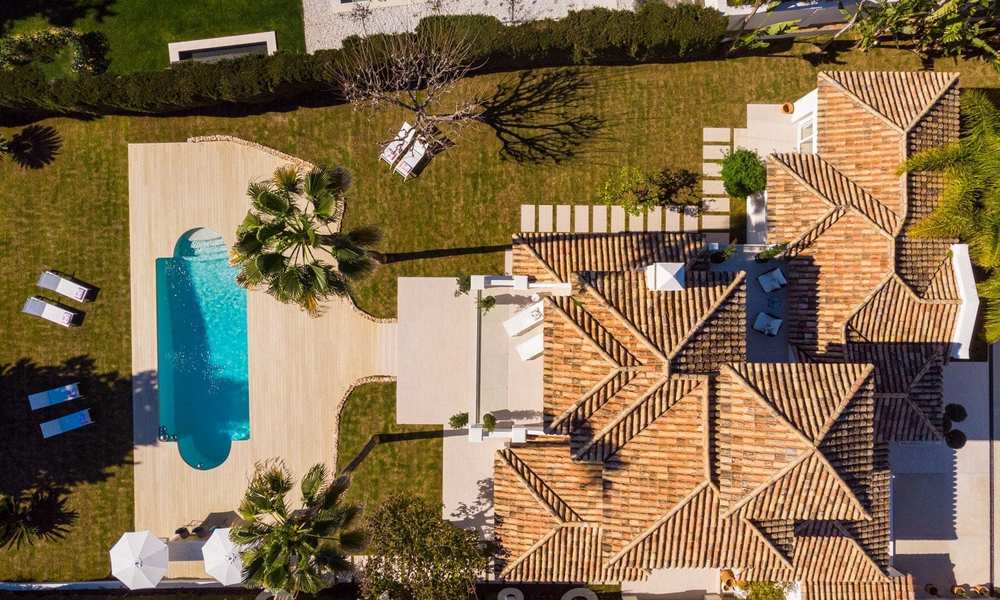 Impressionnante villa de style Méditerranée moderne, en première ligne de golf à vendre, Nueva Andalucía, Marbella 21353