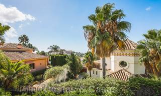 Impressionnante villa de style Méditerranée moderne, en première ligne de golf à vendre, Nueva Andalucía, Marbella 21374 