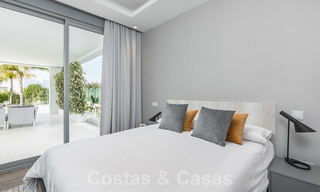Impressionnante villa de style Méditerranée moderne, en première ligne de golf à vendre, Nueva Andalucía, Marbella 21384 