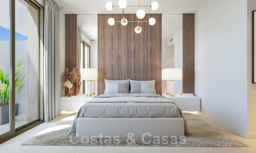 Nouveaux appartements modernes de luxe avec vue sur la mer à vendre sur le New Golden Mile entre Marbella et Estepona 21536