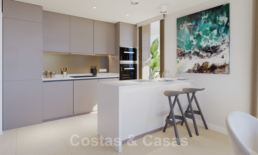 Nouveaux appartements modernes de luxe avec vue sur la mer à vendre sur le New Golden Mile entre Marbella et Estepona 21542