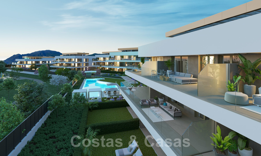Nouveaux appartements modernes de luxe avec vue sur la mer à vendre sur le New Golden Mile entre Marbella et Estepona 21543