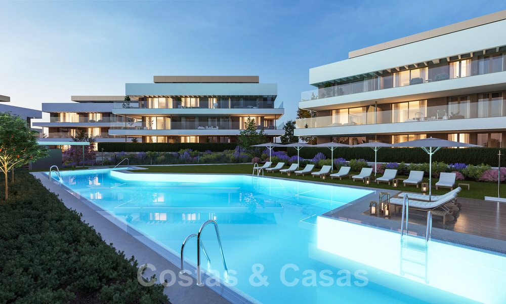 Nouveaux appartements modernes de luxe avec vue sur la mer à vendre sur le New Golden Mile entre Marbella et Estepona 21544
