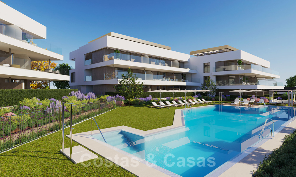 Nouveaux appartements modernes de luxe avec vue sur la mer à vendre sur le New Golden Mile entre Marbella et Estepona 21547