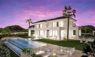 Magnifique villa contemporaine neuve avec vue sur la mer à vendre à côté d'un prestigieux complexe de golf à Benahavis, Marbella 22080 