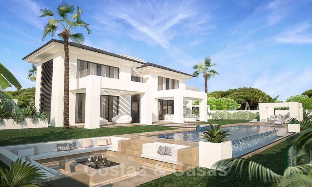 Magnifique villa contemporaine neuve avec vue sur la mer à vendre à côté d'un prestigieux complexe de golf à Benahavis, Marbella 22083