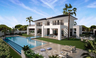 Magnifique villa contemporaine neuve avec vue sur la mer à vendre à côté d'un prestigieux complexe de golf à Benahavis, Marbella 22084 