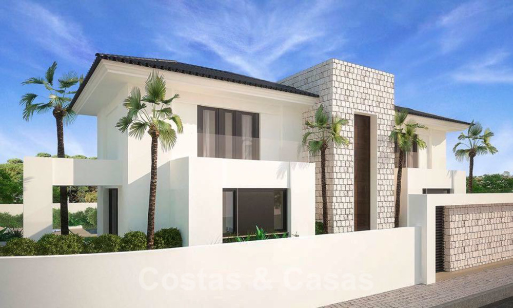 Magnifique villa contemporaine neuve avec vue sur la mer à vendre à côté d'un prestigieux complexe de golf à Benahavis, Marbella 22085