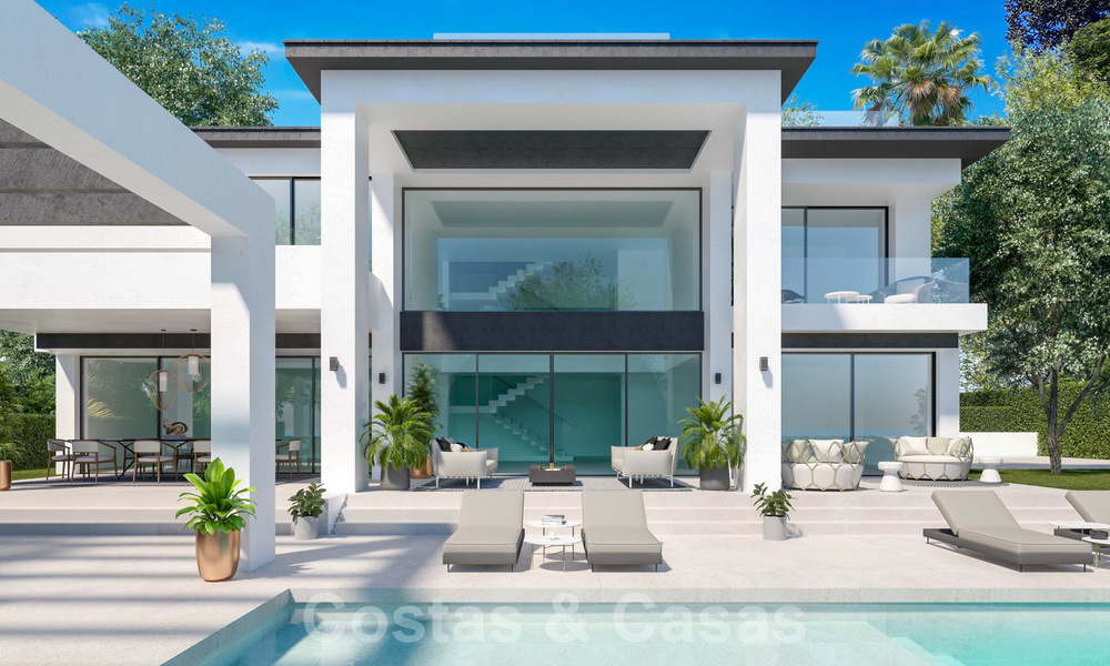 Trois villas de luxe contemporaines exclusives à vendre, à distance de marche de la plage, des commodités, San Pedro - Puerto Banus, Marbella 22272