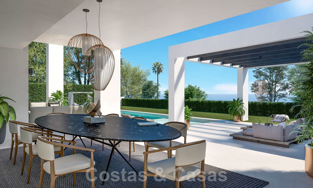 Trois villas de luxe contemporaines exclusives à vendre, à distance de marche de la plage, des commodités, San Pedro - Puerto Banus, Marbella 22276
