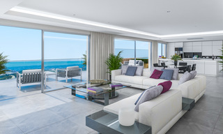 Appartements modernes directement sur un golf, dans un complexe de luxe avec Spa et magnifiques vues sur la mer, La Cala de Mijas - Costa del Sol 23245 