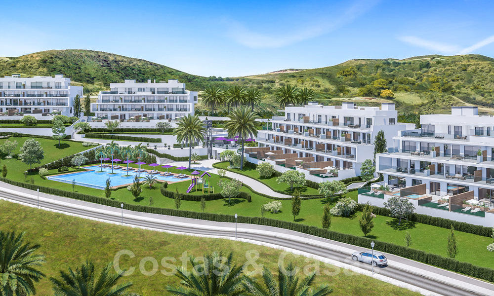 Appartements modernes directement sur un golf, dans un complexe de luxe avec Spa et magnifiques vues sur la mer, La Cala de Mijas - Costa del Sol 23253