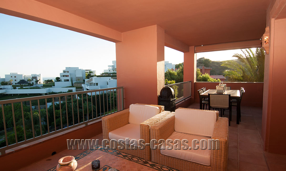 Appartements de luxe à vendre à Royal Flamingos avec vue imprenable sur le golf et la mer à Marbella - Benahavis 23587
