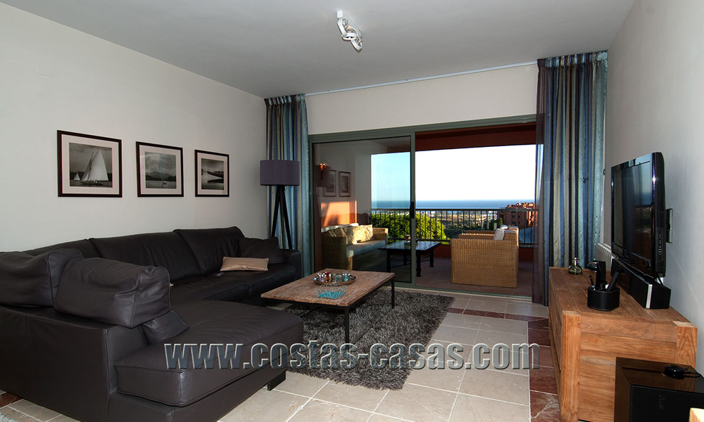Appartements de luxe à vendre à Royal Flamingos avec vue imprenable sur le golf et la mer à Marbella - Benahavis 23591