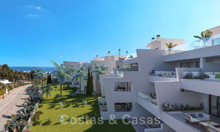 Nouveaux appartements modernes et élégants avec vue panoramique sur la montagne et la mer à vendre dans les collines d'Estepona 27719 