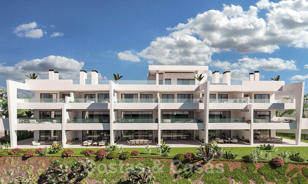 Nouveaux appartements modernes et élégants avec vue panoramique sur la montagne et la mer à vendre dans les collines d'Estepona 27727
